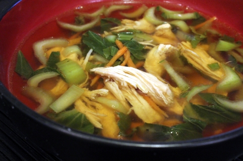 Chicken and Bok Choy Soup