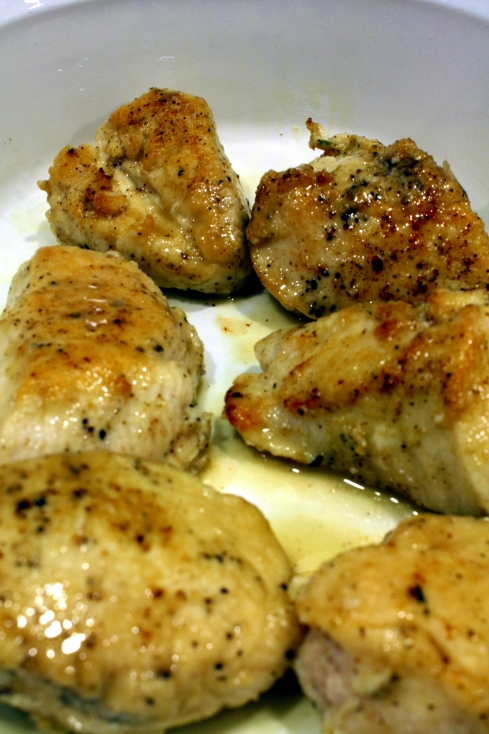 Browned Chicken Pieces