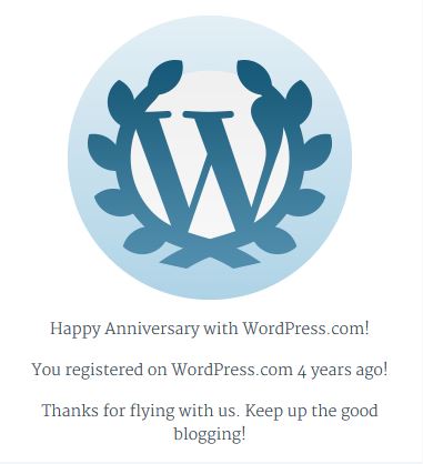 WordPress 4th Anniversary