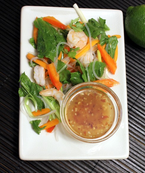 Sweet and Spicy Chile Sauce with Spring Unrolls