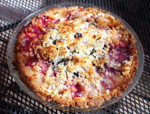 Peach and Blueberry Tart