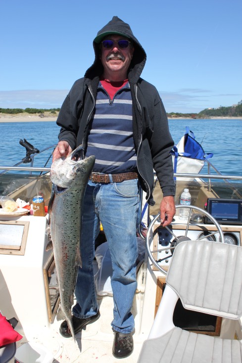 Paul and his 40-inch Chinook Salmon