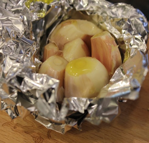Garlic Ready for Roasting
