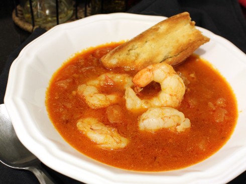 Shrimp and Chorizo Soup