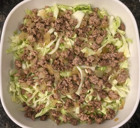 Cabbage and Beef Layer