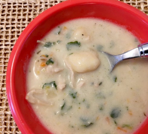 One-Pot Chicken and Gnocchi Soup